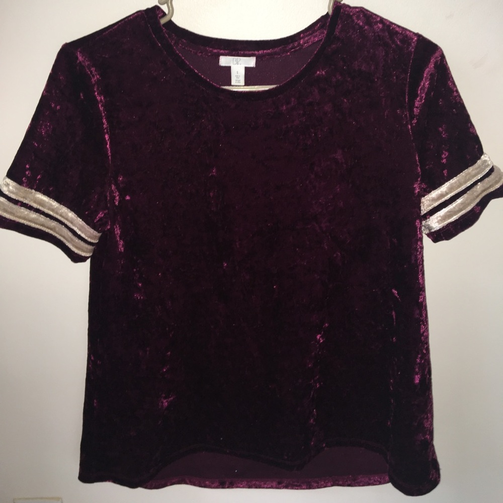Forever 21 red velvet shirt